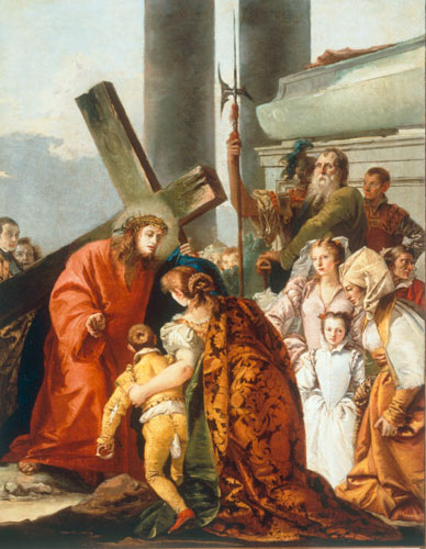 Christ comforts the sorrowful women a Giovanni Domenico Tiepolo