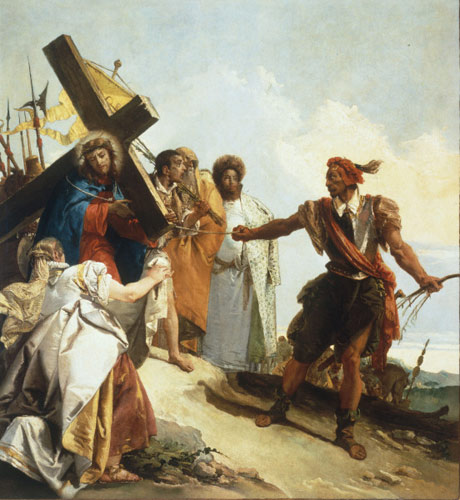 Carrying the Cross a Giovanni Domenico Tiepolo