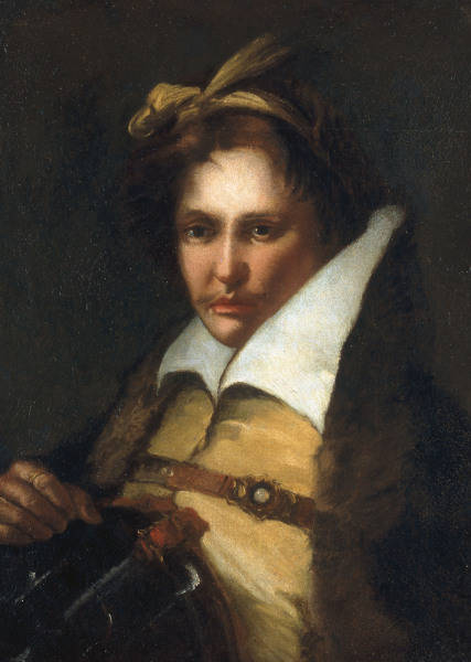 G.D.Tiepolo / Young Man / Paint./ C18th a Giovanni Domenico Tiepolo