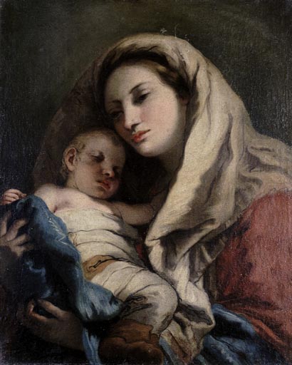 Maria mit Kind a Giovanni Domenico Tiepolo