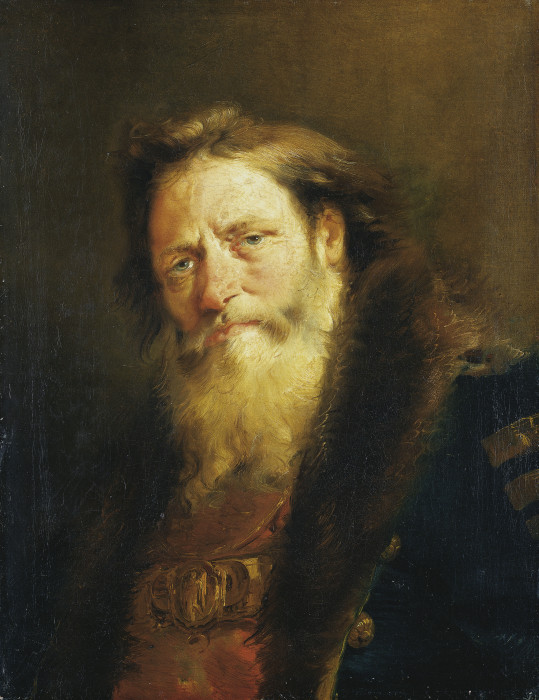 Head of an Old Man a Giovanni Domenico Tiepolo