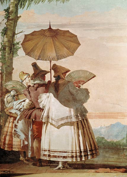 The Summer Promenade a Giovanni Domenico Tiepolo