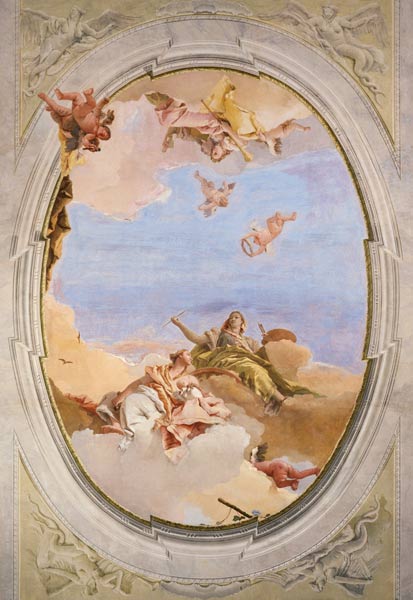 G.D.Tiepolo / Triumph of the Arts / C18 a Giovanni Domenico Tiepolo