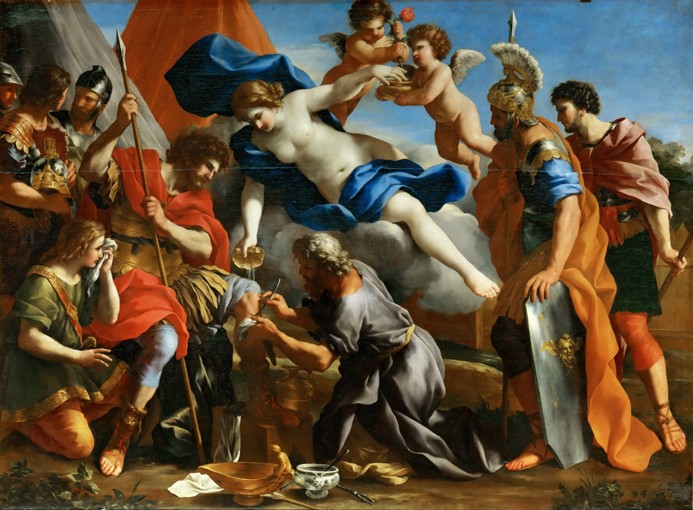 Venus Pouring a Balm on the Wound of Aeneas a Giovanni Francesco Romanelli