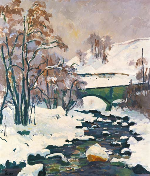 Winter in Stampa. a Giovanni Giacometti