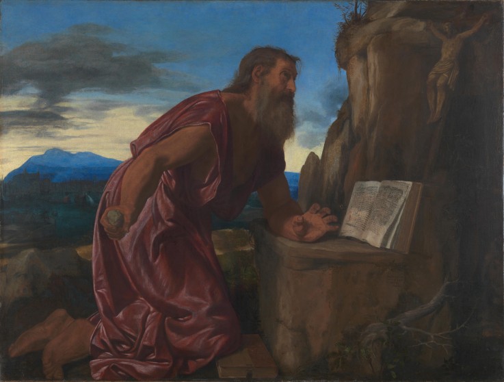 Saint Jerome a Giovanni Girolamo Savoldo