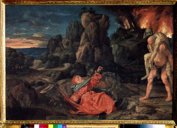 The Temptation of Saint Anthony a Giovanni Girolamo Savoldo