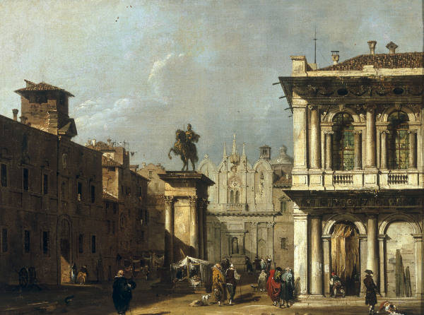 G.Migliara /Capriccio w.Venetian Build. a Giovanni Migliara