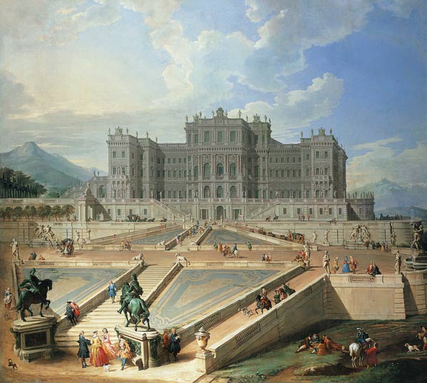 Rivoli, Castle / Paint.by Pannini / C18 a Giovanni Paolo Pannini