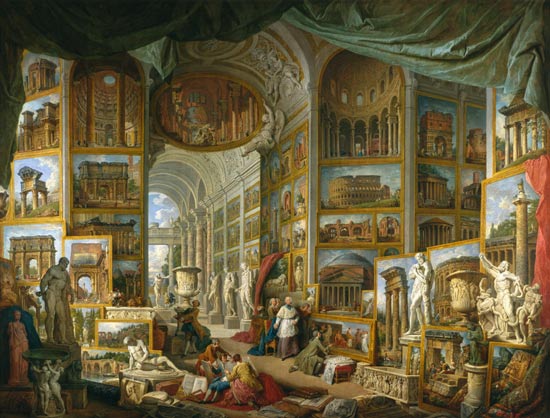 Gallery of Views of Ancient Rome a Giovanni Paolo Pannini