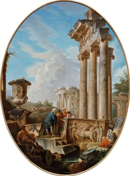 G.P.Pannini / The Archaeologist / 1750 a Giovanni Paolo Pannini