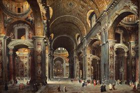 Cardinal Melchior de Polignac (1661-1742) Visiting St. Peter's in Rome