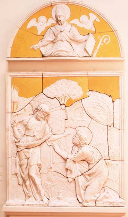 Noli Me Tangere, bas relief a Giovanni Rustici and Giovanni della Robbia