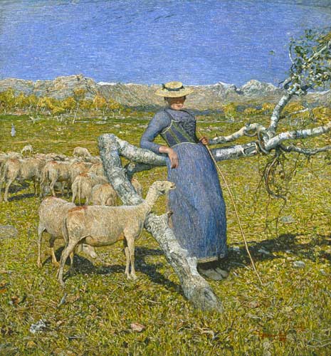 Afternoon in the Alps a Giovanni Segantini
