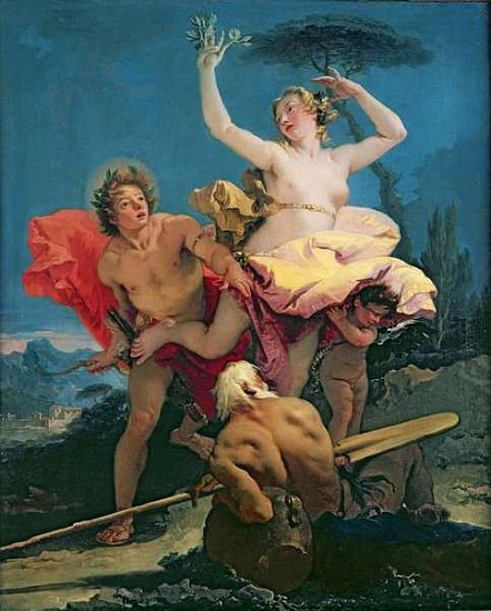 Apollo and Daphne, c.1743-44 a Giovanni Battista (Giambattista) Tiepolo
