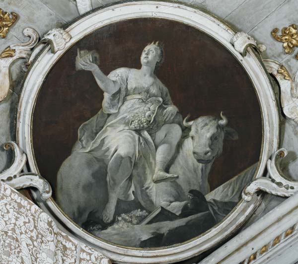 G.Brusaferro / Europa on the Bull / Ptg. a Girolamo Brusaferro