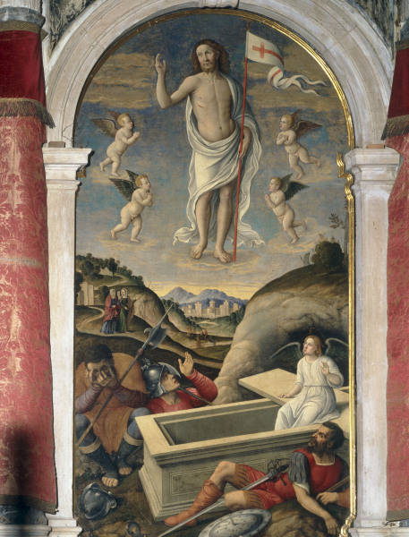 Girolamo da Santacroce /Resurrection/Ptg a Girolamo da Santacroce