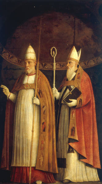 G.da Santacroce / Gregory & Augustine a Girolamo da Santacroce