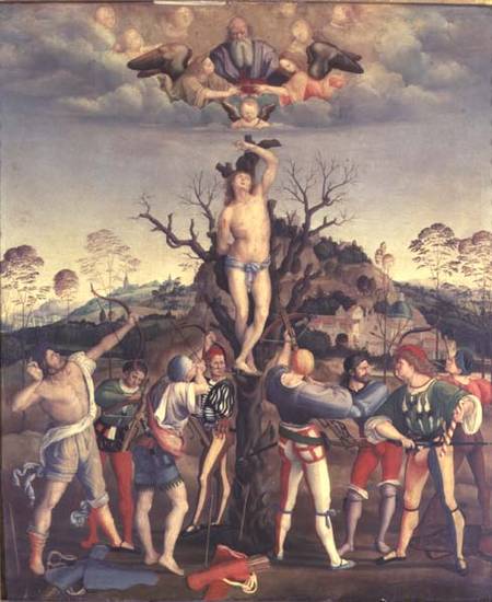 The Martyrdom of Saint Sebastian a Girolamo Genga