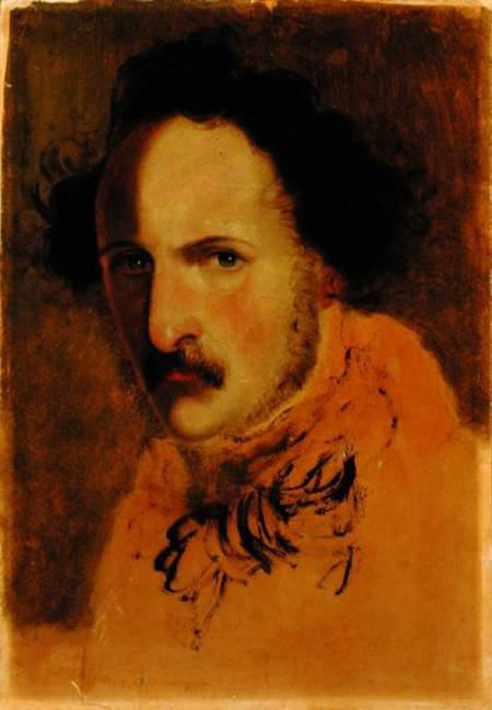 Portrait of Gaetano Donizetti (1797-1848) a Girolamo Induno