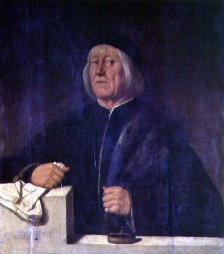 Portrait of Theophile Folengo (panel) a Girolamo Romanino
