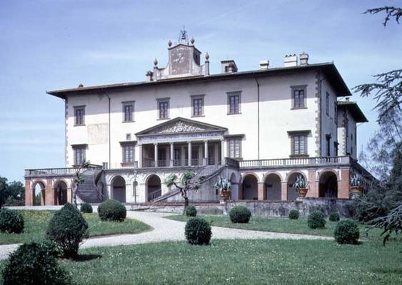 The Medici Villa designed by Giuliano da Sangallo (c.1443-1516) for Lorenzo the Magnificent, 1480 (p a Giuliano Giamberti da Sangallo