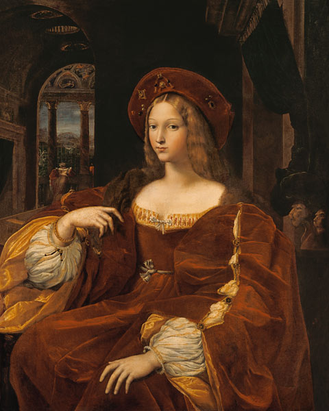 Ritratto di Giovanna di Aragona (c.1500-77) moglie di Ascanio Colonna a Giulio Romano