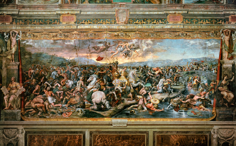 The Battle of Constantine a Giulio Romano