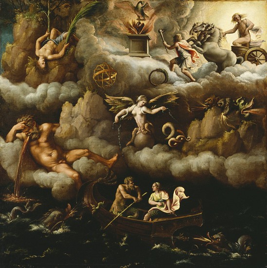 An Allegory of Immortality a Giulio Romano