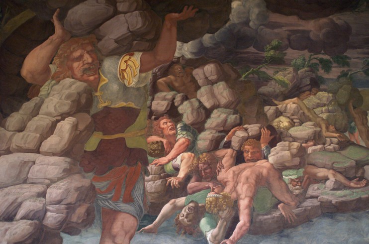 The Fall of the Giants (Sala dei Giganti) a Giulio Romano