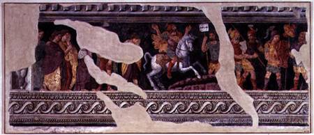 Fragment of a scene of a triumph a Giulio Romano
