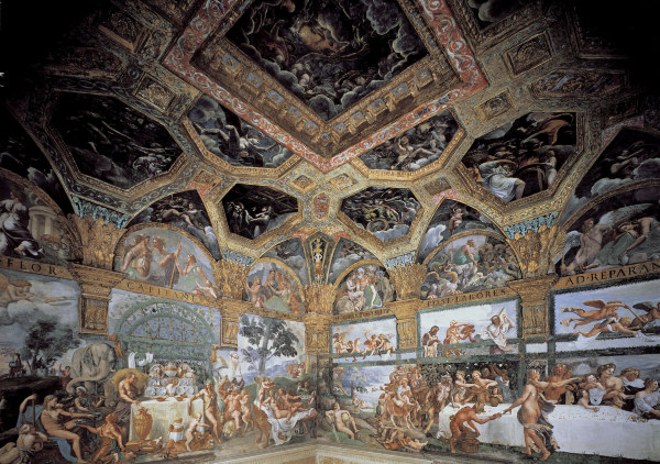 Mantua, Palazzo del Te, Sala di Psiche a Giulio Romano