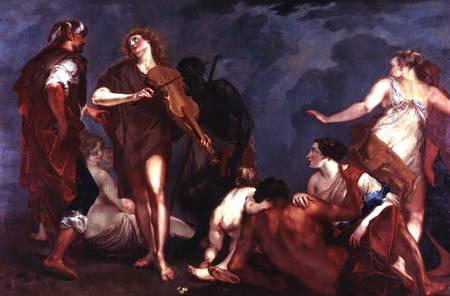 Apollo and Marsyas a Giuseppe Bazzani