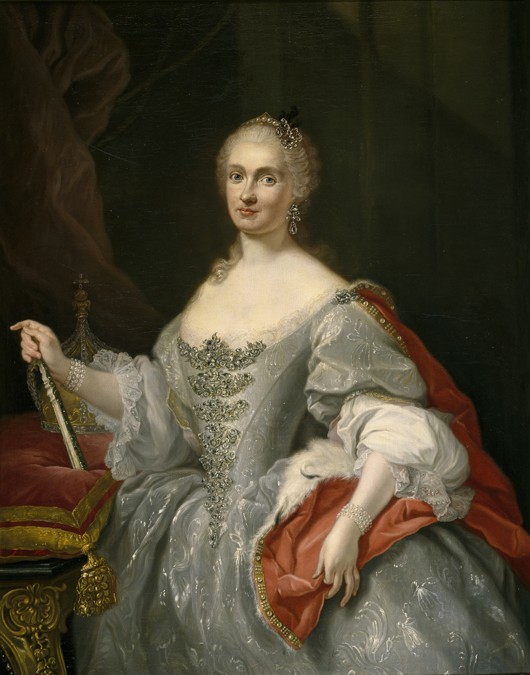 Maria Amalia of Saxony (1724–1760), Queen of Naples a Giuseppe Bonito