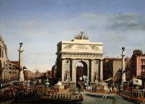 Entry of Napoleon I (1769-1821) into Venice
