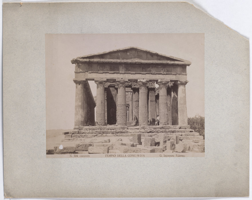 Agrigento: The temple of Concordia a Giuseppe Incorpora