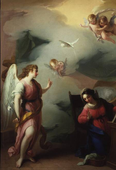 The Annunciation a Giuseppe Velasco or Velasquez