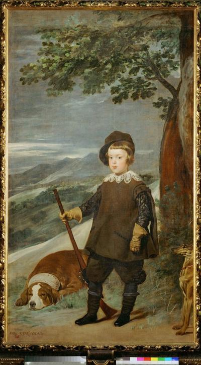 Prince Baltasar Carlos as hunter a Giuseppe Velasco or Velasquez