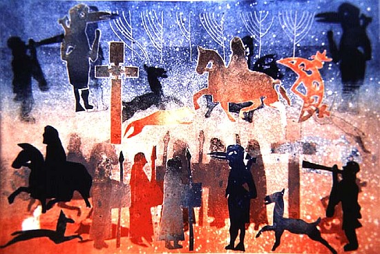 Celtic Celebrations, 1996 (monotype)  a Gloria  Wallington