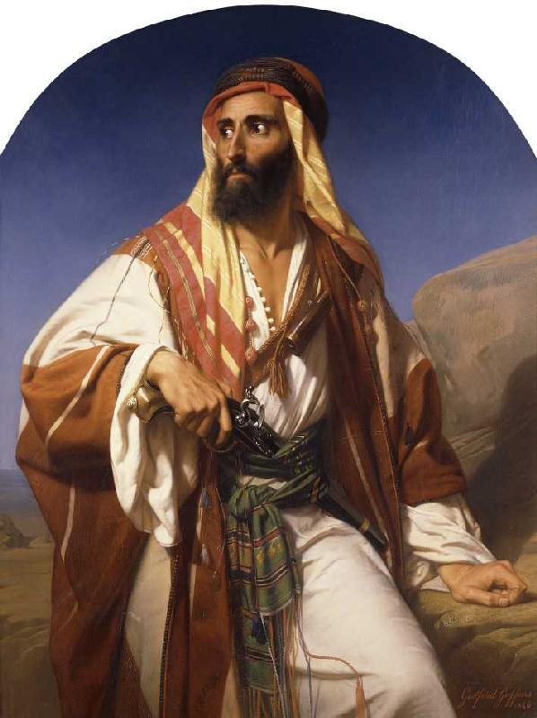 Ein beduinischer Stammesfürst a Godfried Guffens