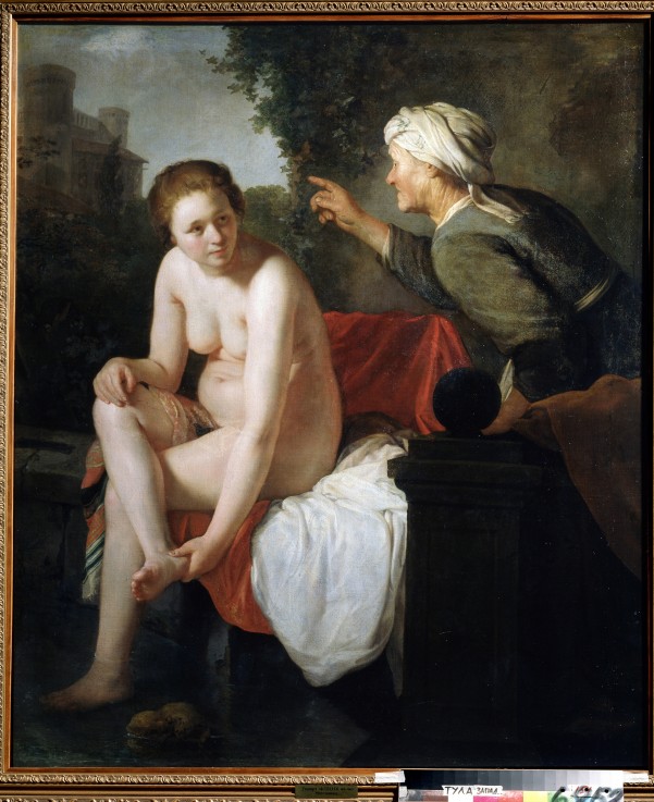 Bathsheba bathing a Govaert Flinck