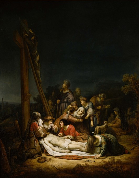 The Lamentation over Christ a Govaert Flinck