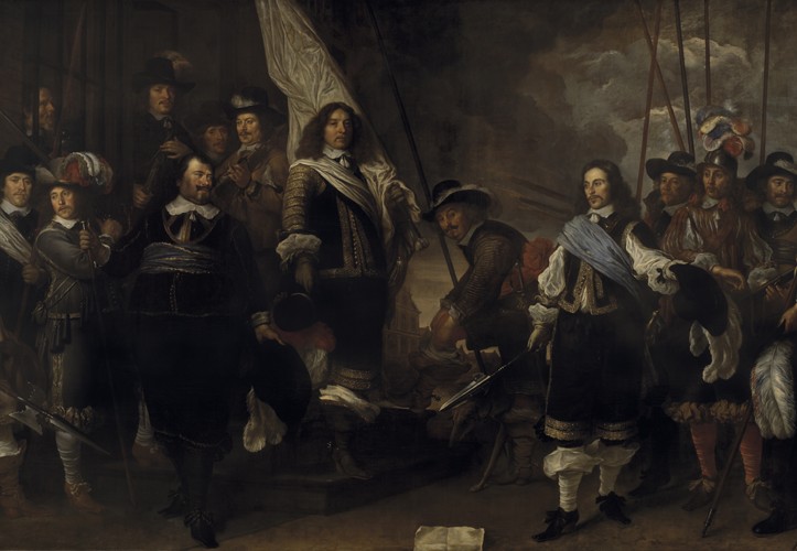 Civic Guard Company of Captain Joan Huydecoper and Lieutenant Frans van Waveren a Govaert Flinck