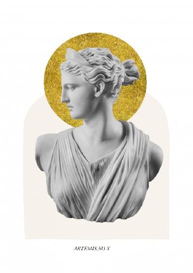 Gold Artemis Goddess