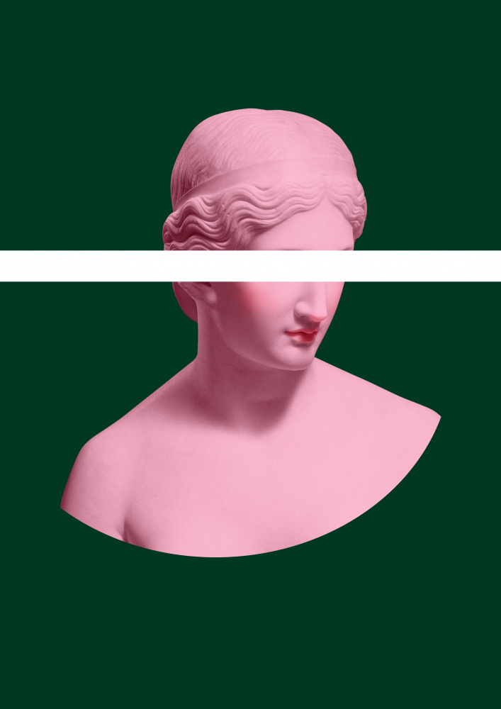 Pink and Green Artemis a Grace Digital Art Co