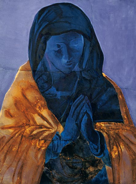 Prayer (after Sassoferrato) 2005 (w/c on handmade Indian paper)  a Graham  Dean