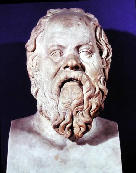 Bust of Socrates (470-399 BC) a Greco-Roman