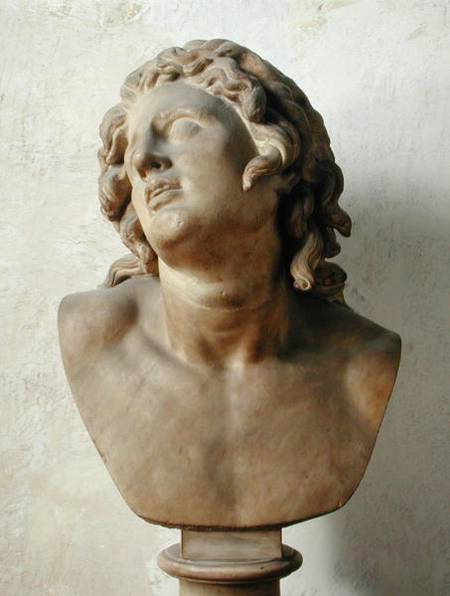Bust of Alexander III (356-323 BC) the Great a Greci Greci