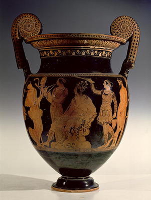 Karneia, or Harvest Festival, red-figure volute krater, late 5th century BC - early 4th century BC ( a Greci Greci