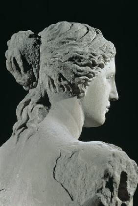 Venus de Milo, detail of the back of the head, Hellenistic period